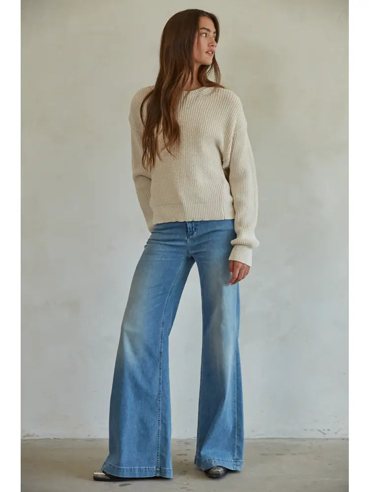 Vanilla Cotton Sweater