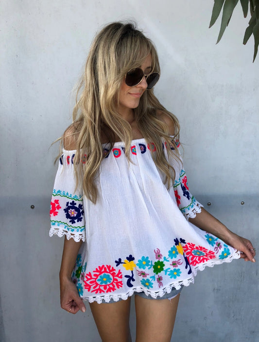 Eloise Embroidered Tunic