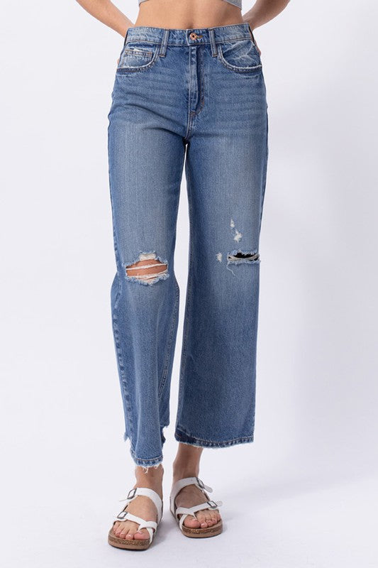 High Rise Ankle Jean