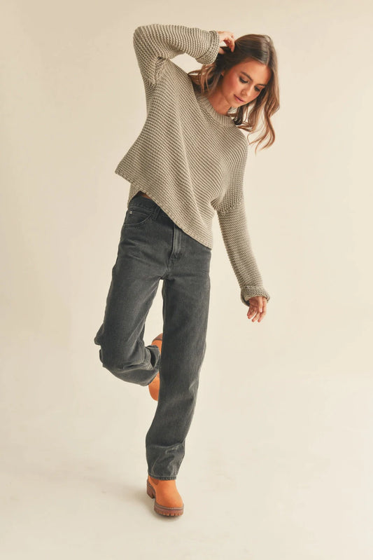 Grey Mocha Sweater