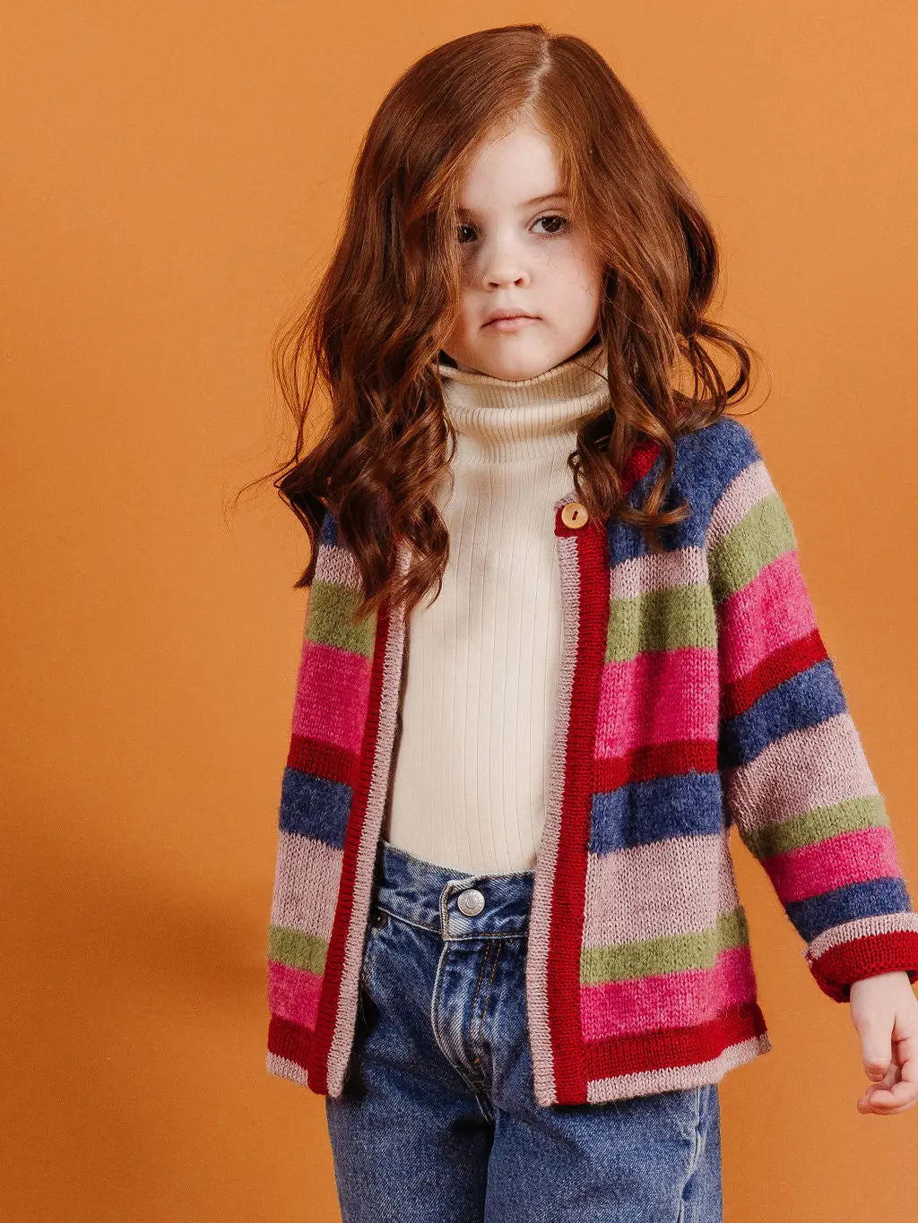 Kids Alpaca Striped Sweater