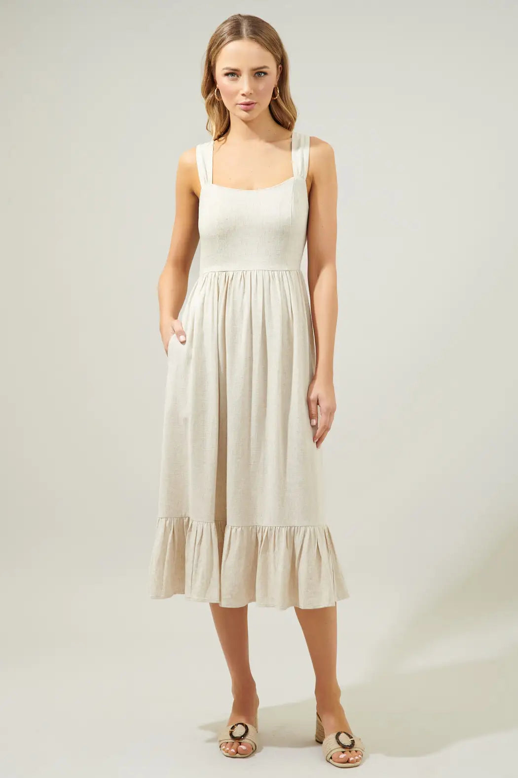 Sunnyvale Linen Sun Dress