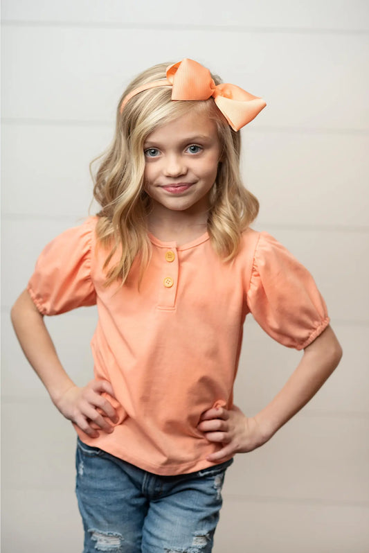 Girls Coral T-shirt