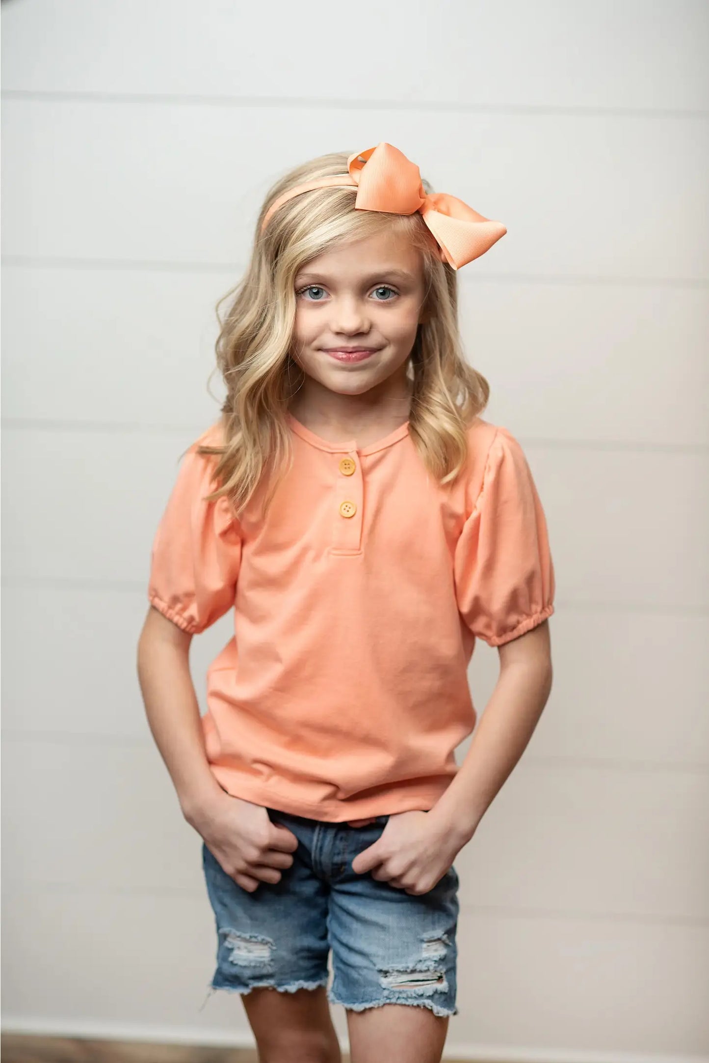 Girls Coral T-shirt